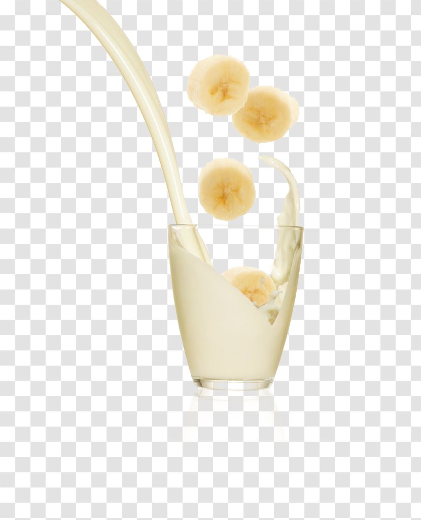 Milkshake Banana Flavored Milk Transparent PNG