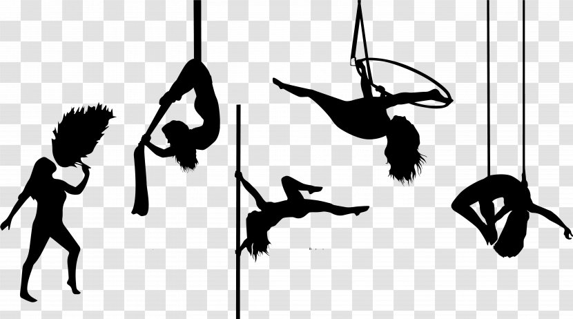Circus Cartoon - Silhouette - Blackandwhite Jumping Transparent PNG