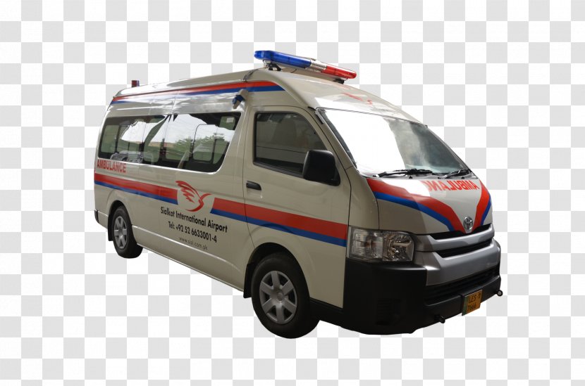 Van Car Toyota HiAce Ambulance - Emergency Vehicle Transparent PNG