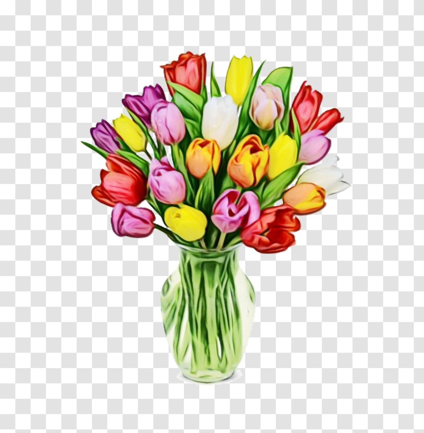 Bouquet Of Flowers Drawing - Plant Stem - Flower Arranging Transparent PNG