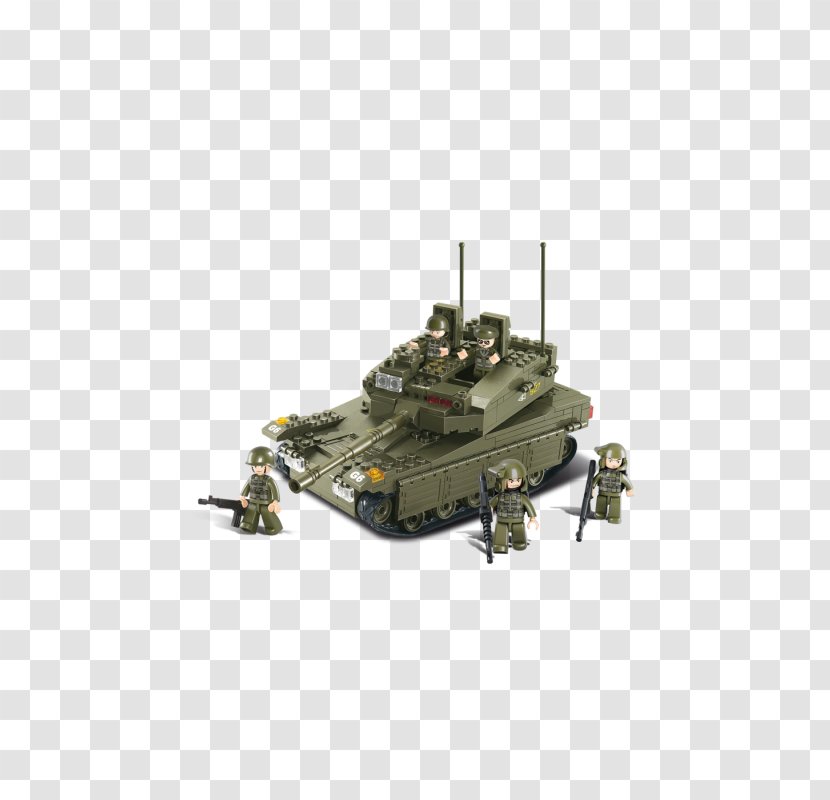Sluban Army Lf Merkava Tank 344 Pieces M38-B6500 Leading Transparent PNG