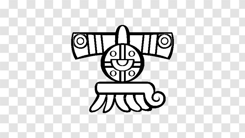 Aztec Sun Stone Aztecs Calendar Symbol Tonalpohualli - Text Transparent PNG
