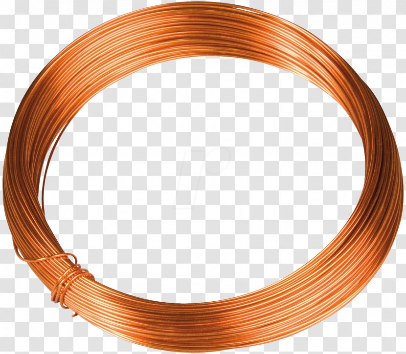 Copper Conductor Magnet Wire Electrical Cable - Metal Transparent PNG