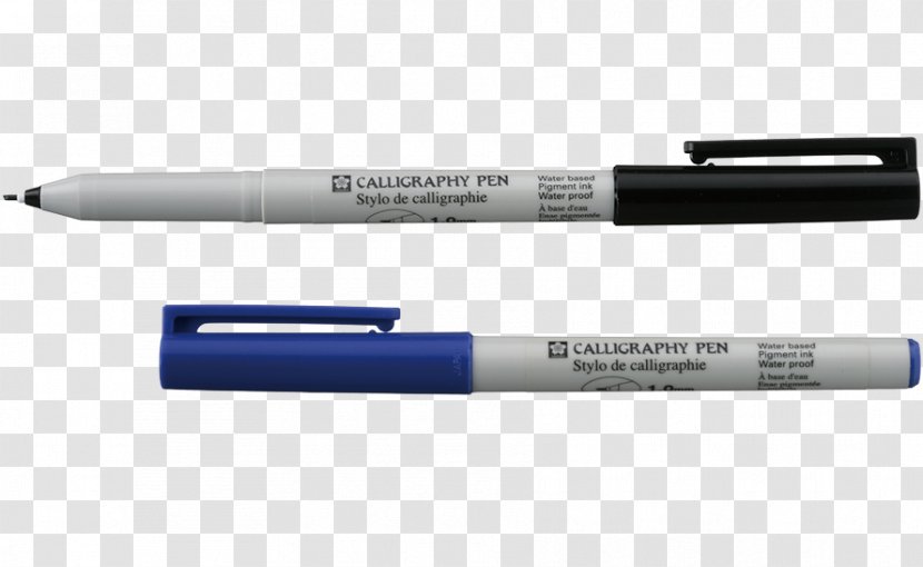 Ballpoint Pen Calligraphy Fudepen Sakura Color Products Corporation - Packaging And Labeling Transparent PNG