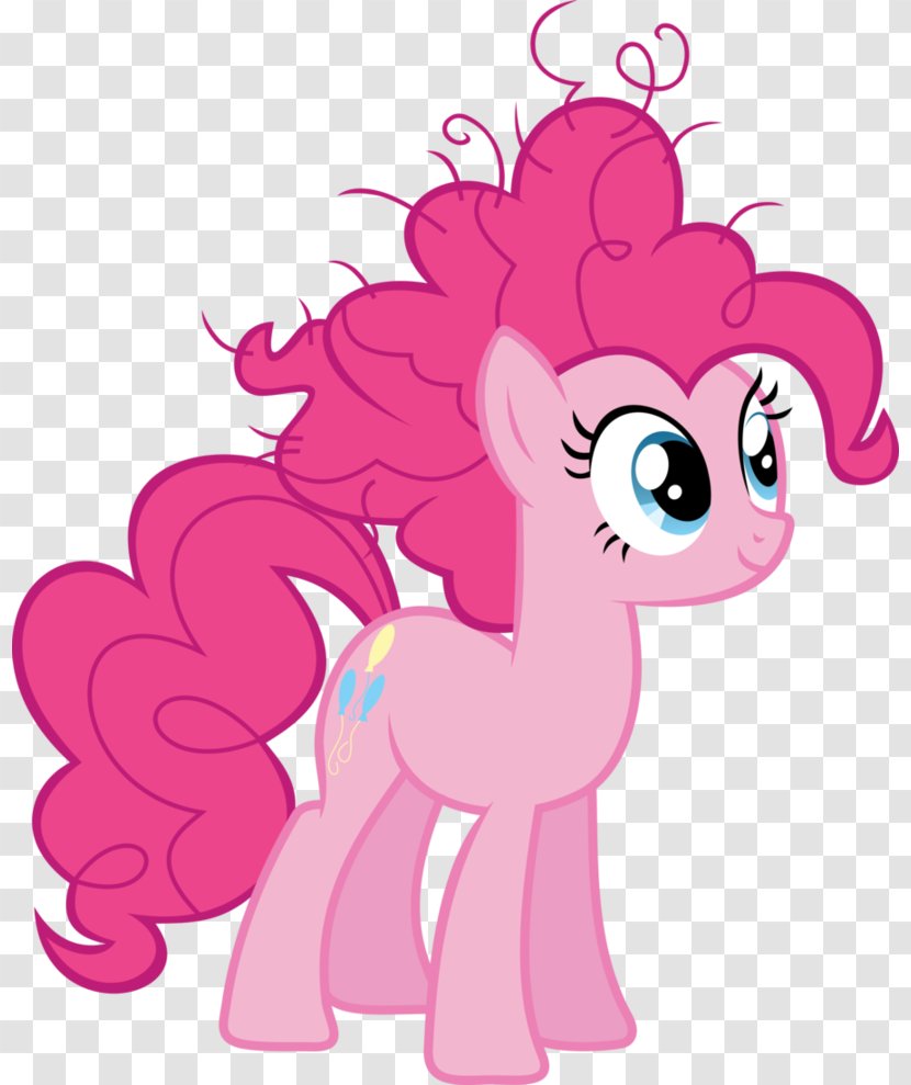 Pinkie Pie Fluttershy Rarity Applejack Twilight Sparkle - Flower - Hairstyle Vector Transparent PNG