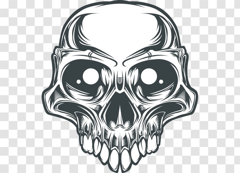 Skull Download - Drawing Transparent PNG