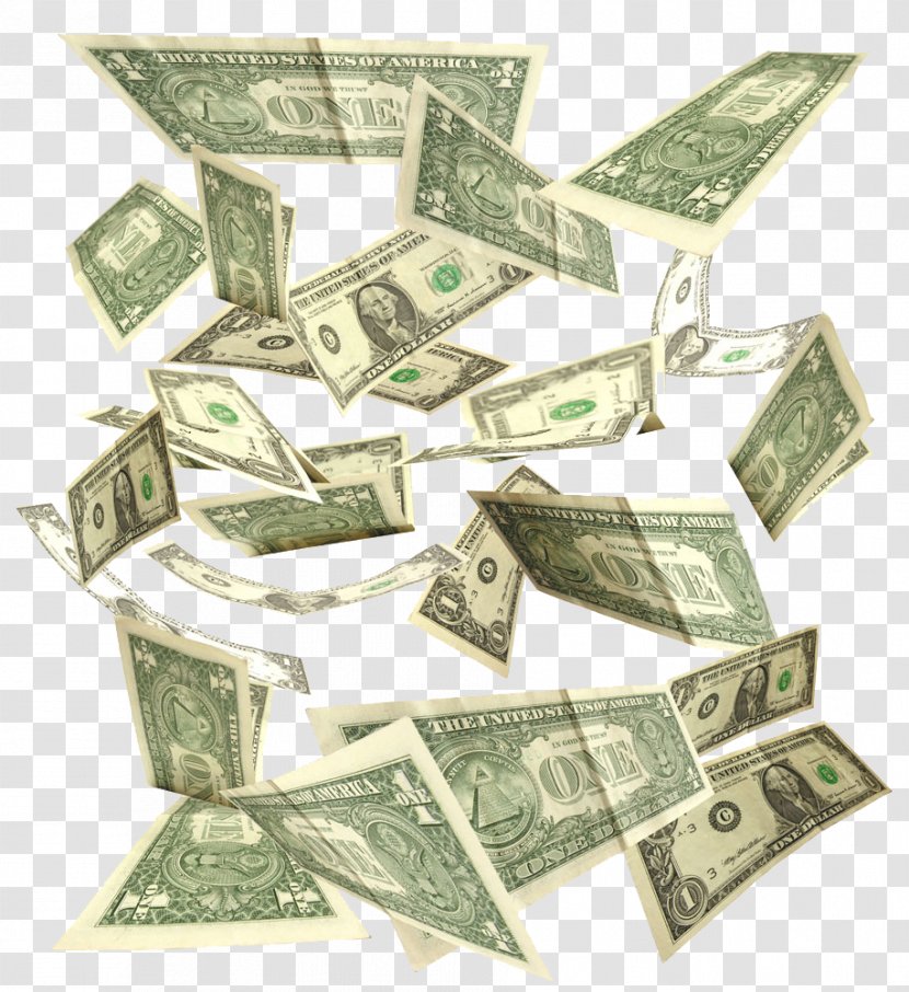 United States Dollar Money Banknote - Floating Transparent PNG