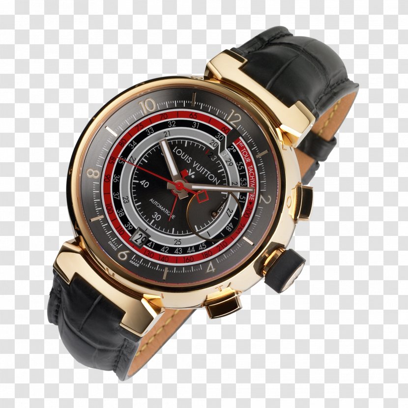 Watch Strap Brand Louis Vuitton Clock - Hardware Transparent PNG
