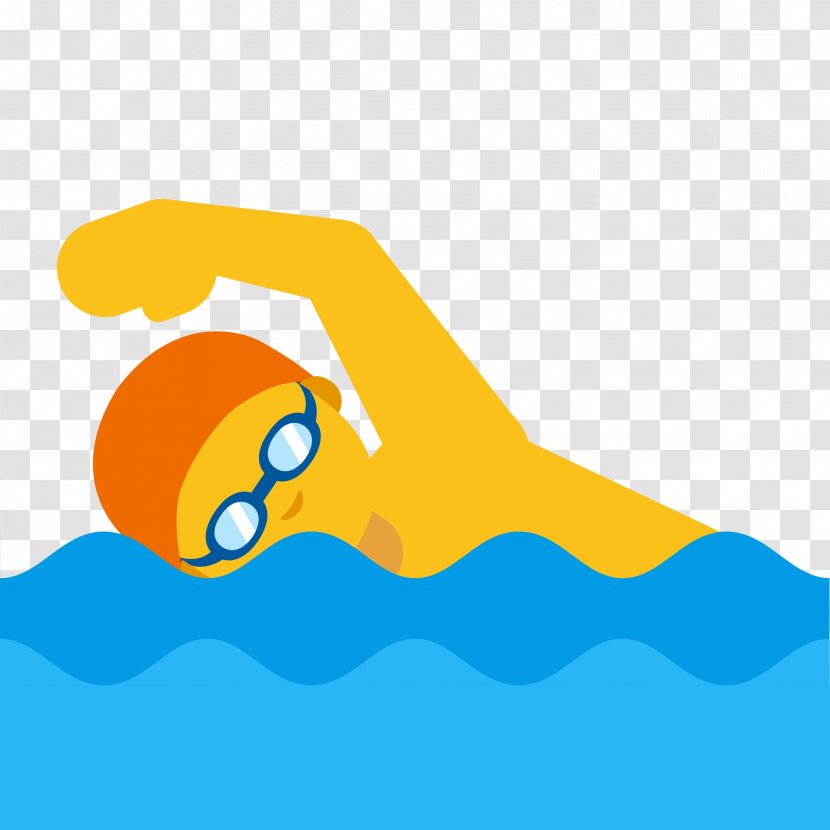 Emoji Noto Fonts Swimming Clip Art - Text Transparent PNG