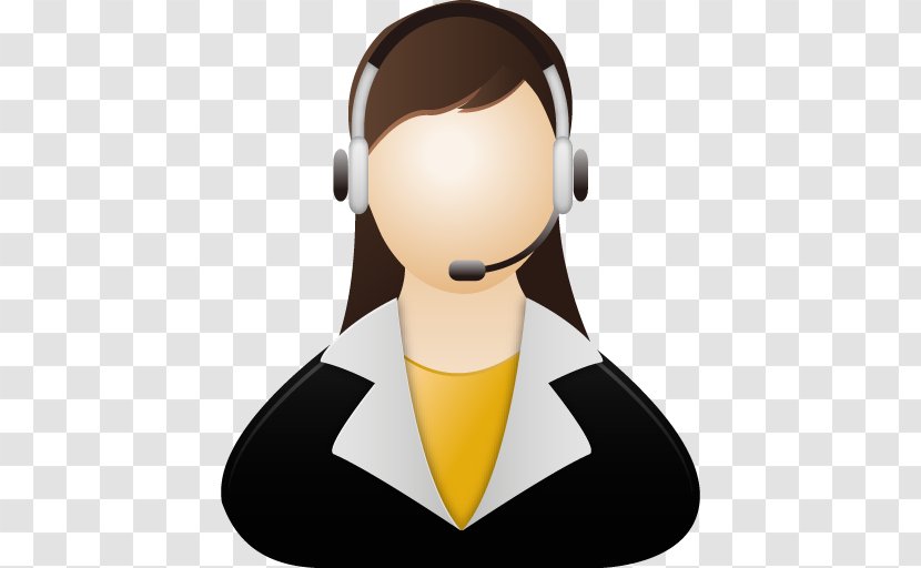 Neck Communication Facial Hair Operator - Customer Service Transparent PNG