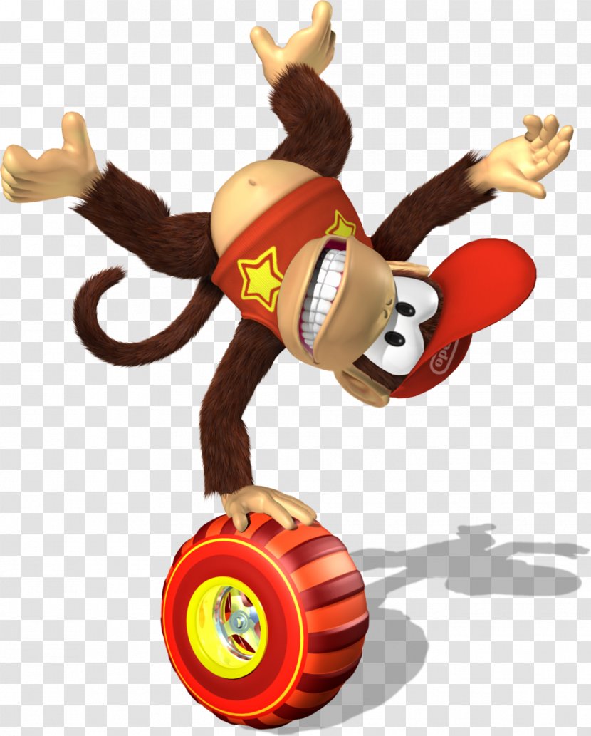 Donkey Kong Country 2: Diddy's Quest 3: Dixie Kong's Double Trouble! Diddy Racing DS - Toy - Funky Transparent PNG