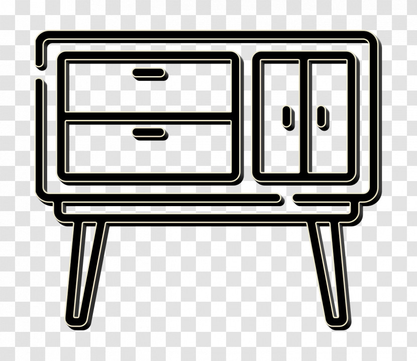 Home Decoration Icon Buffet Icon Cabinet Icon Transparent PNG