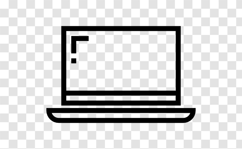 Laptop - Black And White - Brand Transparent PNG