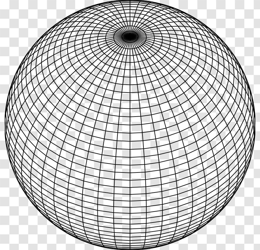 Sphere Line Clip Art - Perspective - Spherical Transparent PNG