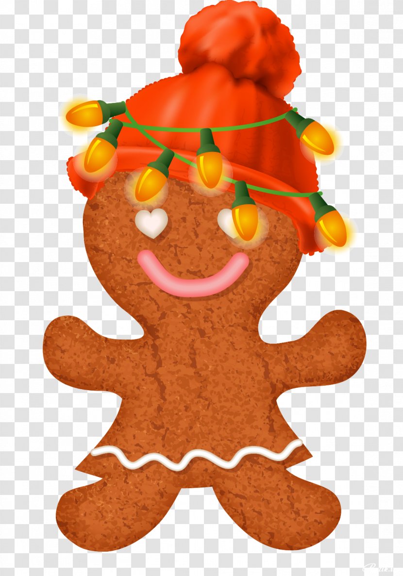 Gingerbread Lebkuchen Christmas Ornament Clip Art Transparent PNG