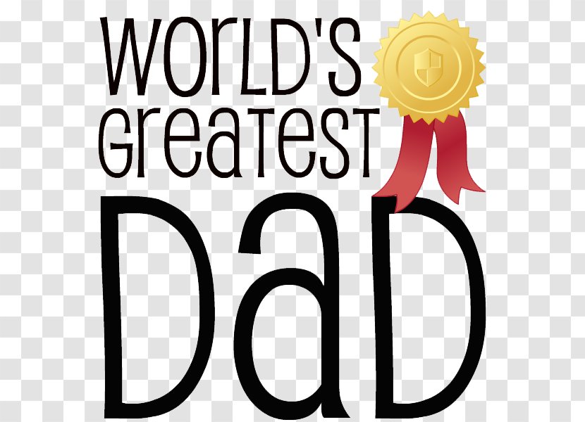 Fathers Day Happiness Clip Art - Logo - Transparent Background Transparent PNG