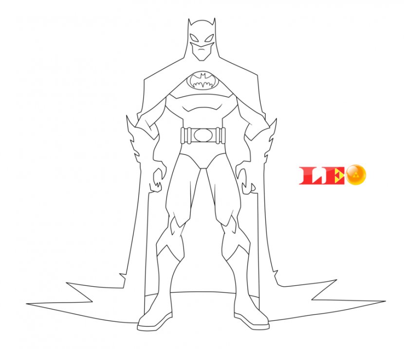 Batman Logo Coloring Page  Easy Drawing Guides