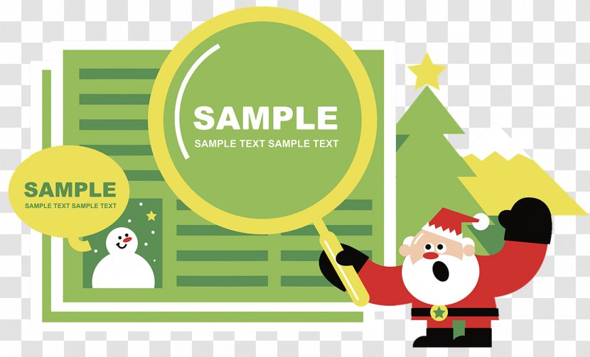 Santa Claus Christmas Tree Ornament Illustration - Human Behavior Transparent PNG