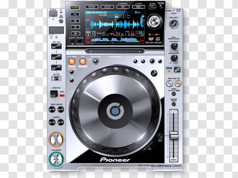 CDJ-2000 CDJ-900 Pioneer DJ Virtual - Watercolor - Hot Cue Transparent PNG