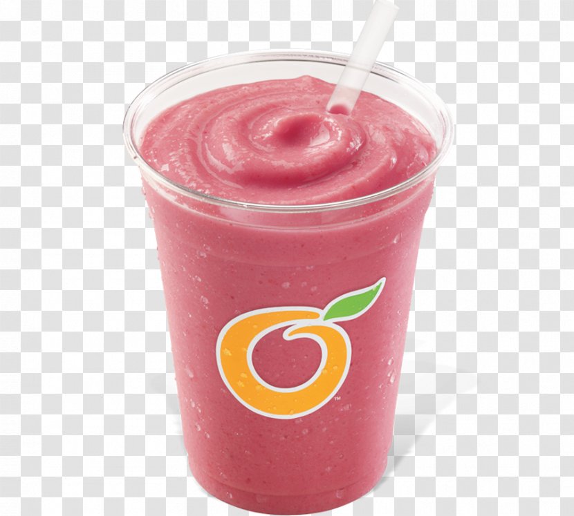 Smoothie Milkshake Sundae Dairy Queen Strawberry - Food - Orange Transparent PNG