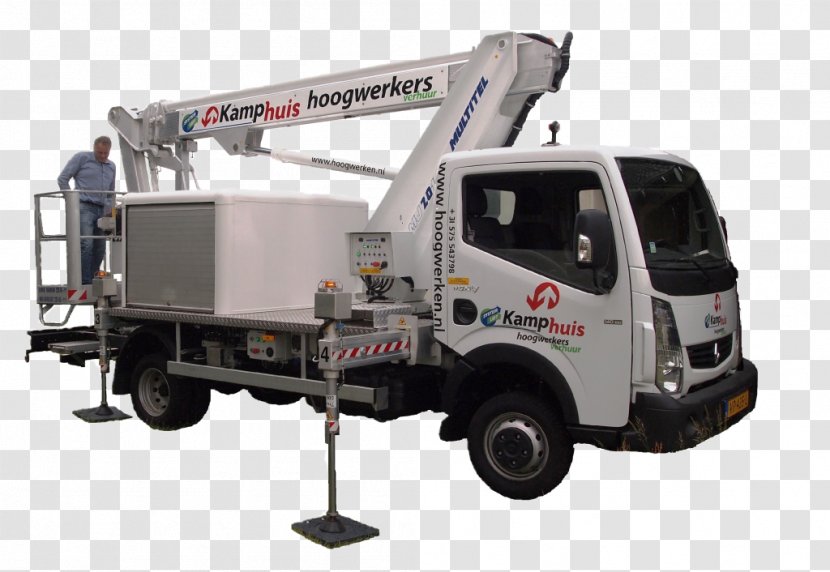 Commercial Vehicle Hoogwerkers Kamphuis BV Truck Machine - Hoogwerker Transparent PNG