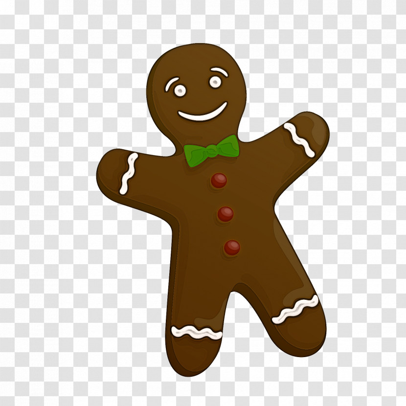 Gingerbread Dessert Food Brown Cookie Transparent PNG