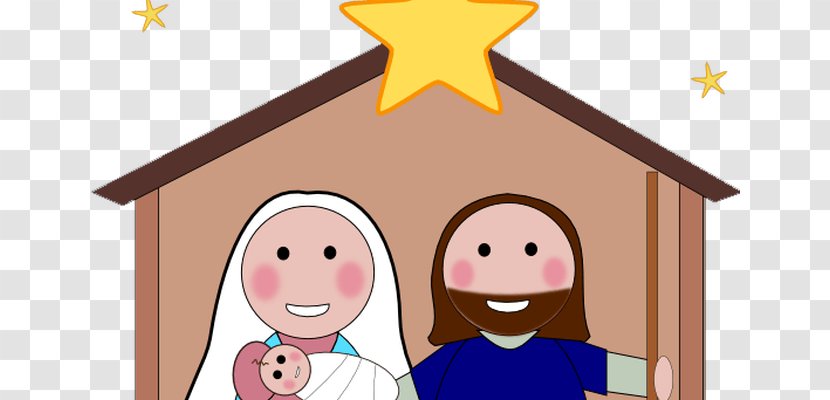 Christmas Eve Nativity Scene Of Jesus Clip Art - Frame - Birth Transparent PNG