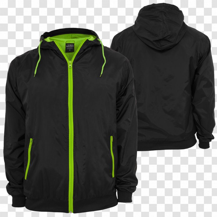 Jacket Windbreaker Hoodie Clothing Streetwear - Sleeve Transparent PNG