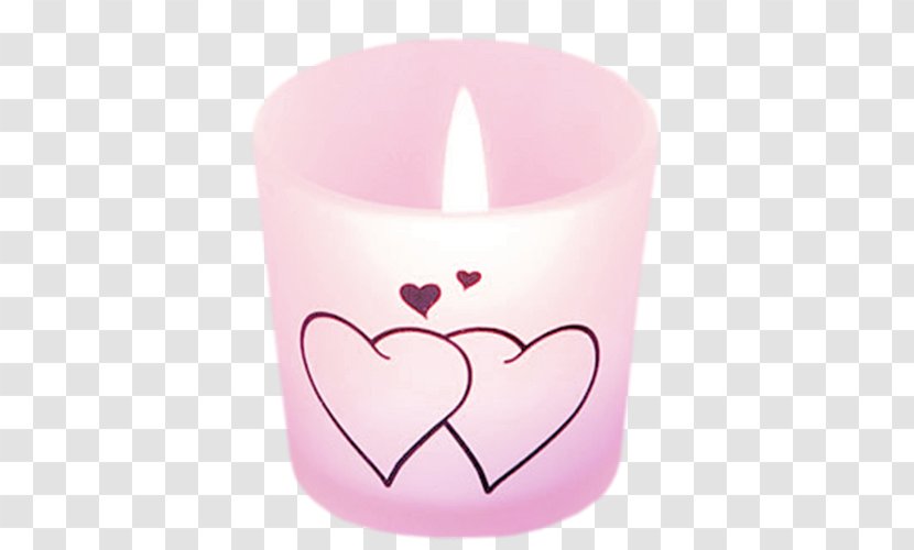 Candle Heart Valentines Day Combustion - Pink Decoration Pattern Transparent PNG