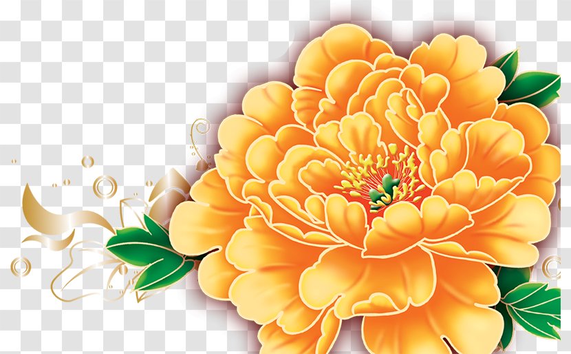 Mid-Autumn Festival Moutan Peony Change National Day Of The Peoples Republic China - Plant Transparent PNG