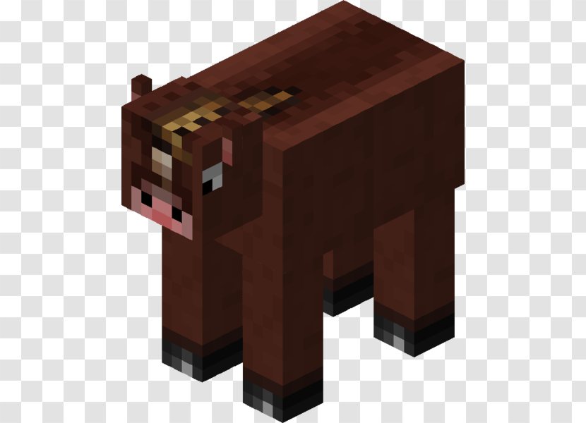 Minecraft Cattle Video Game Mob Mod - Player Character Transparent PNG