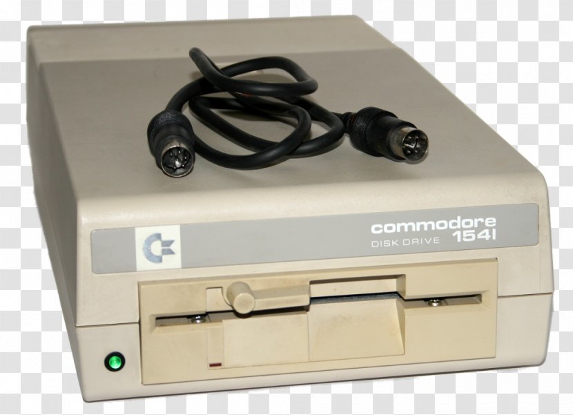 Commodore 1541 64 International Disketová Jednotka Floppy Disk - Computer Transparent PNG