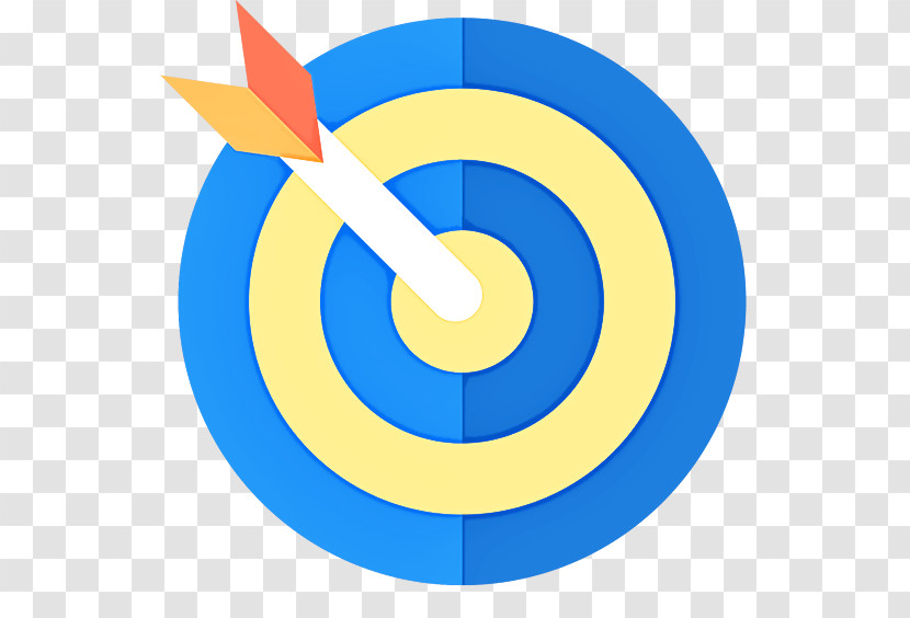 Target Archery Circle Yellow Meter Symbol Transparent PNG