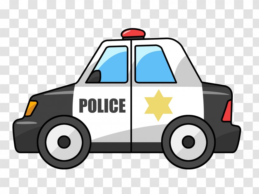 Police Car Cartoon Clip Art - Vehicle - Spice Cliparts Transparent PNG