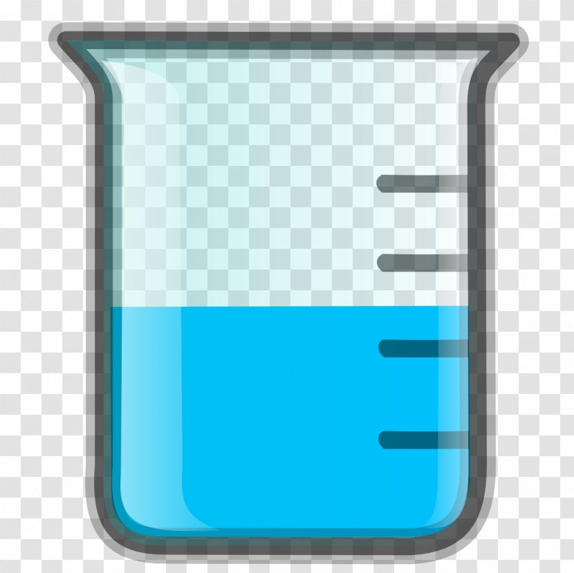 Beaker Laboratory Flasks Clip Art - Blue Transparent PNG