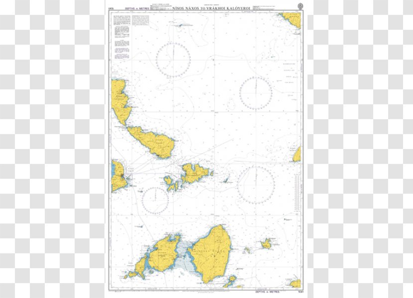 Naxos Cyclades Admiralty Chart Nautical Ios - Material - Catalog Charts Transparent PNG