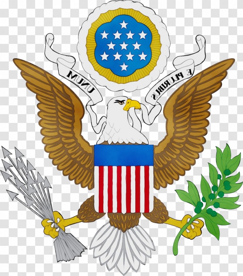 Eagle Cartoon - Symbol - Badge Flag Transparent PNG