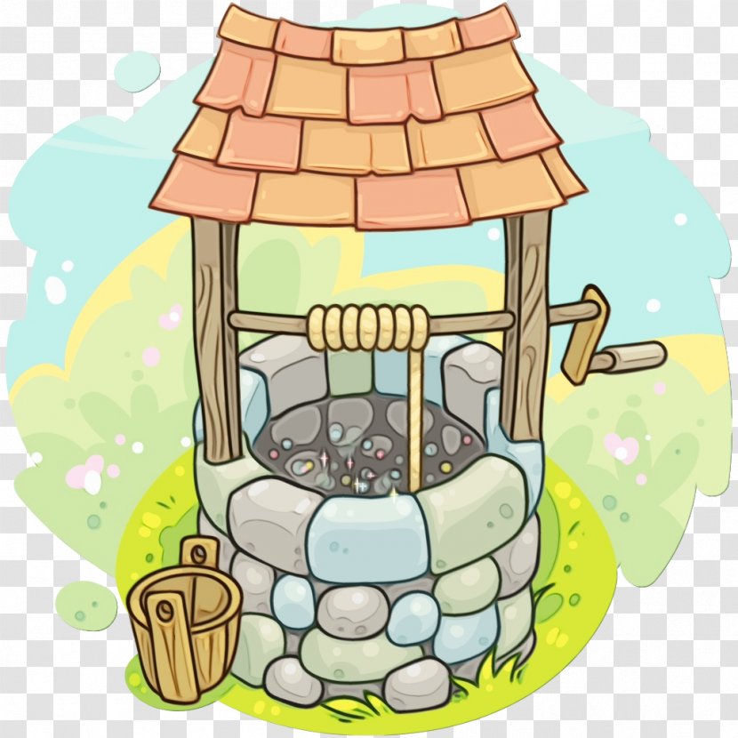 Watercolor Background - Cartoon - Water Well Transparent PNG