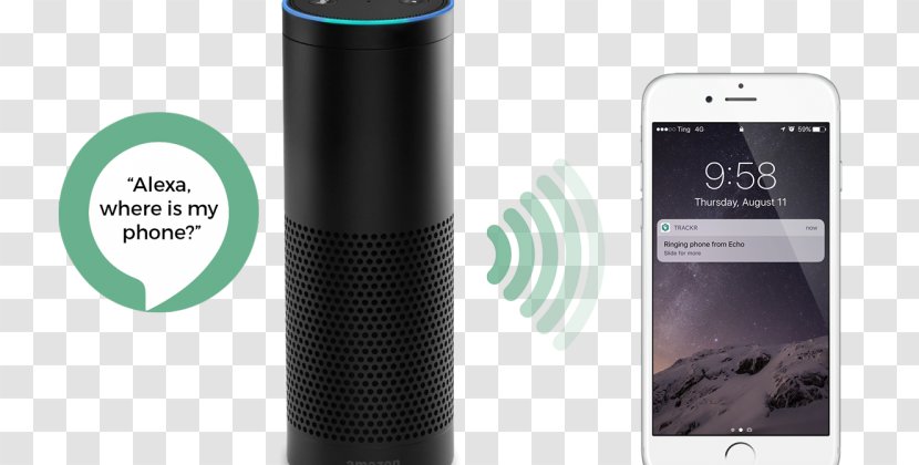 Amazon Echo Amazon.com Alexa TrackR - Electronics - Iphone Transparent PNG