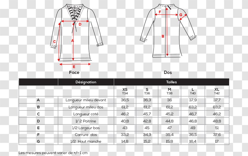 Sleeve Outerwear Uniform - Diagram - Sacre Coeur Transparent PNG