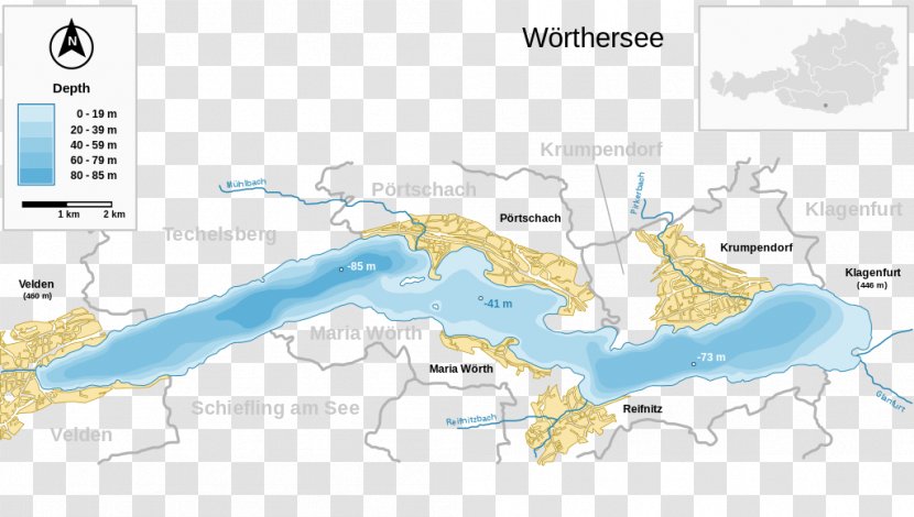 Pörtschach Am Wörthersee Krumpendorf Velden Klagenfurt - Water Resources - Lake Transparent PNG