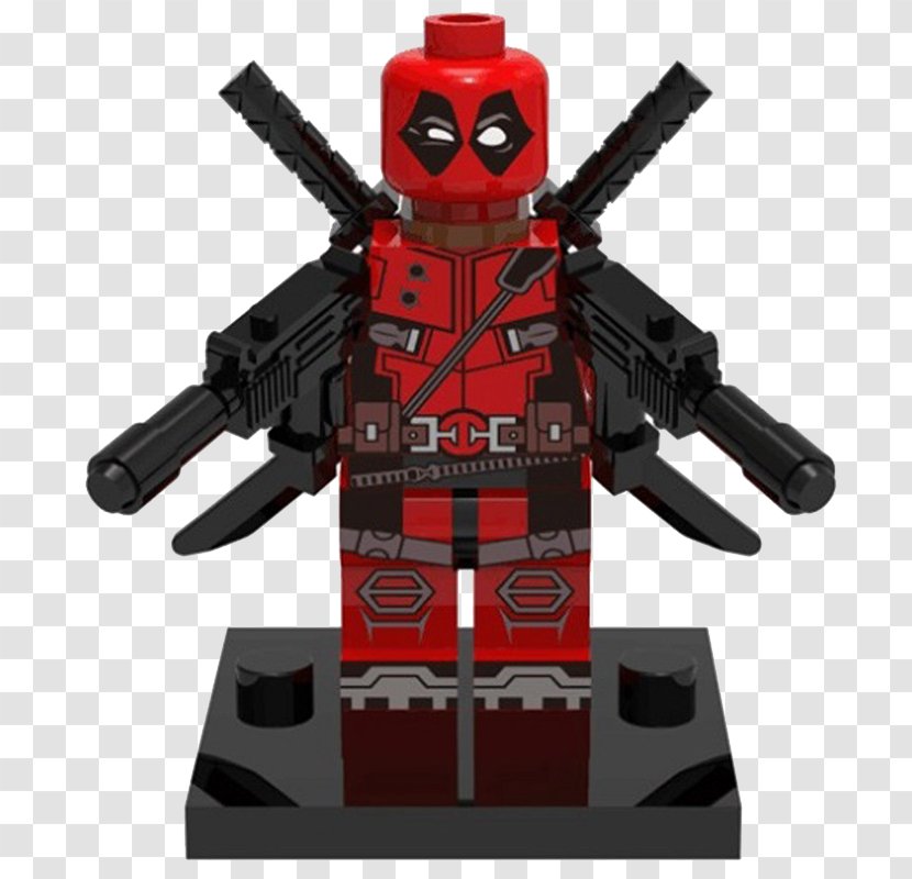 Deadpool Lego Marvel Super Heroes Marvel's Avengers Minifigure - Mecha - Emoji Transparent PNG