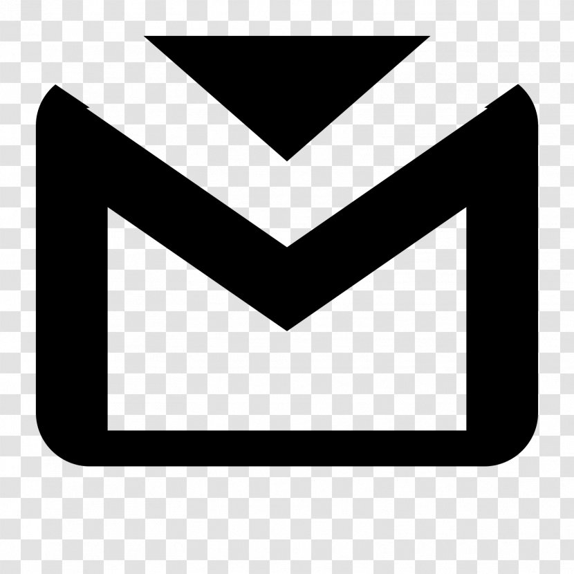 Gmail Email - Monochrome Transparent PNG