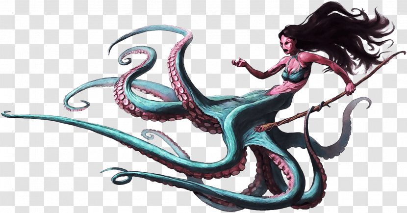 Octopus OctoGirl Woman Sea Witch Squid - Cephalopod - Ball Transparent PNG