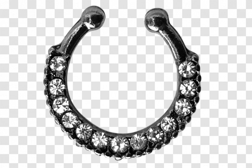 Earring Nasal Septum Nose Body Jewellery - Goth Subculture - Piercing Transparent PNG