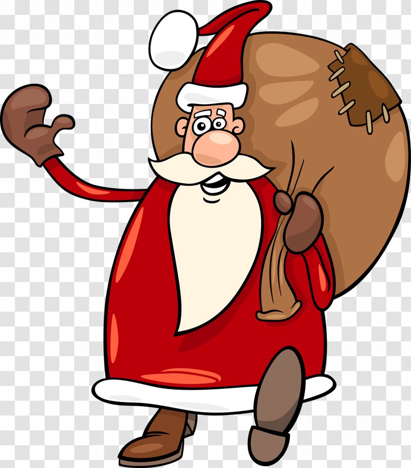 Santa Claus Christmas Cartoon - Royaltyfree Transparent PNG