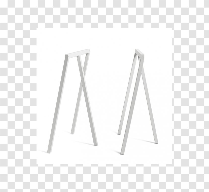 Fuori Salone White Saw Horses Table - Trestle Bridge - Stand Frame Transparent PNG