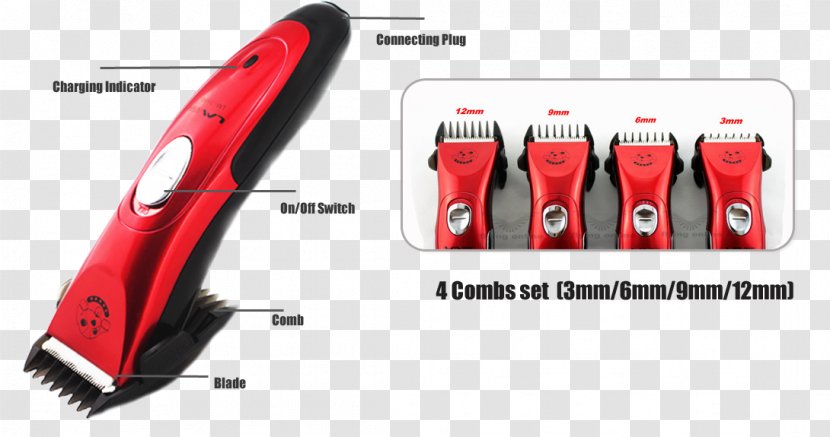 Tool - Red - Hair Trimmer Transparent PNG