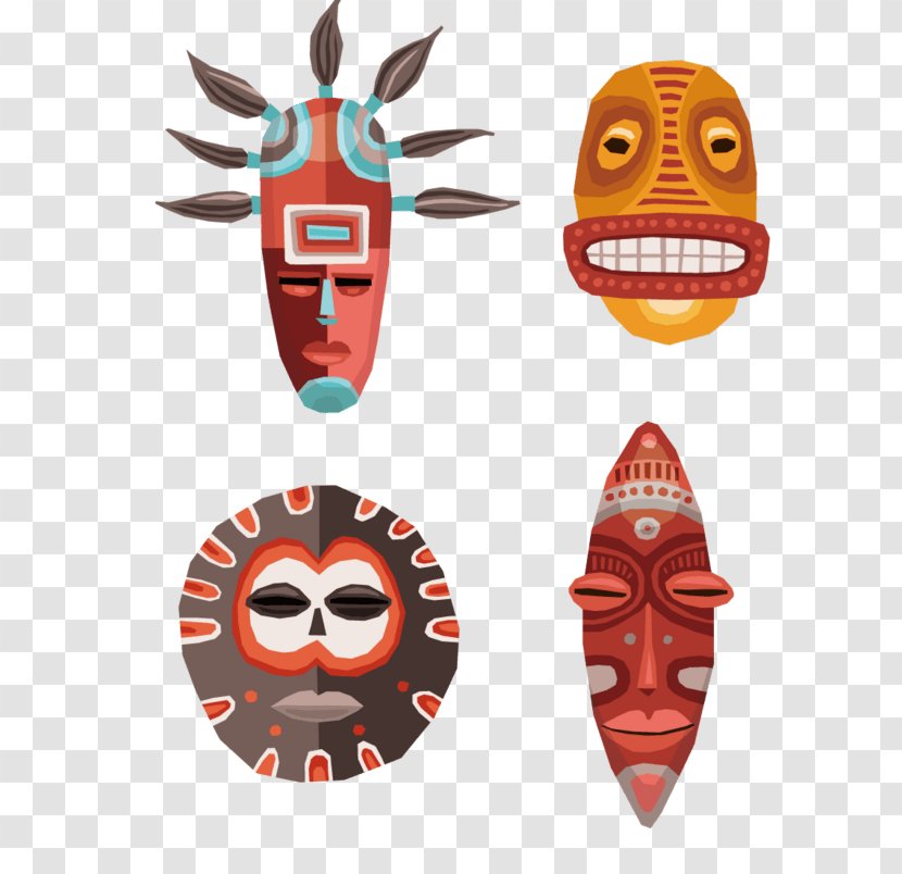 Traditional African Masks Vector Graphics Royalty-free Stock Photography - Mask - Billerica Indian Logo Transparent PNG