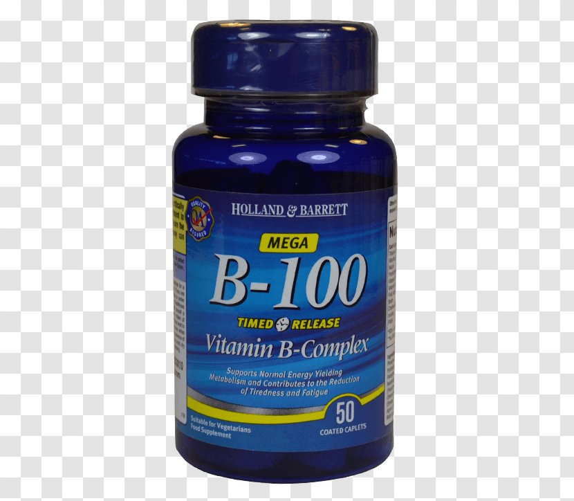 Dietary Supplement B Vitamins Cobalt Blue Transparent PNG